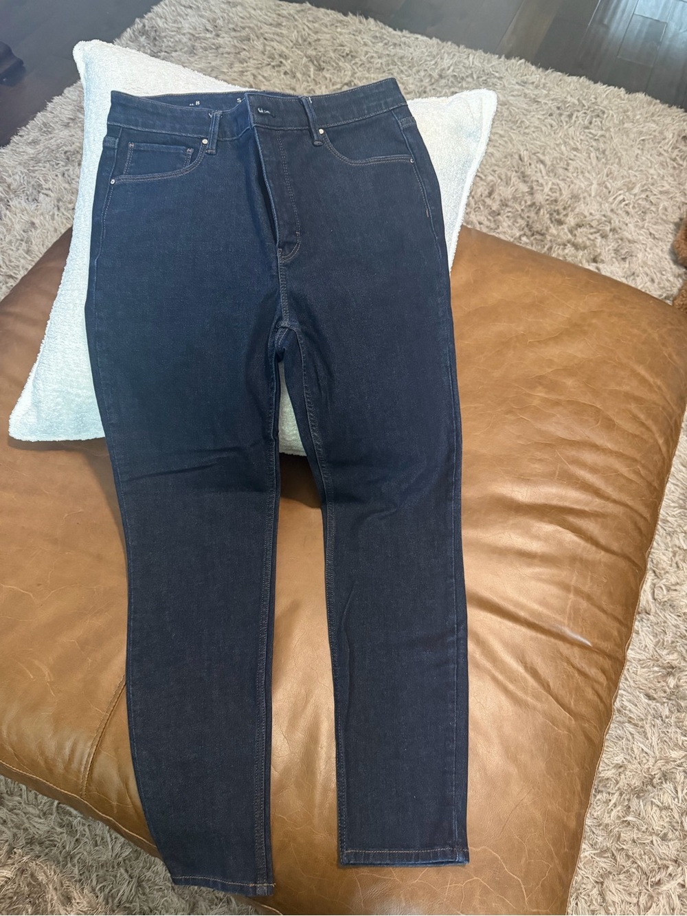 White House Black Market Dark Indigo Skinny Jeans